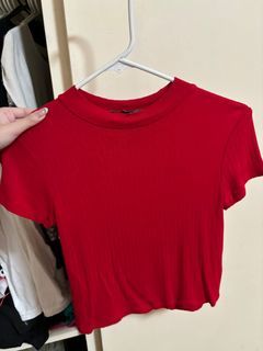 Forever 21 red crop top