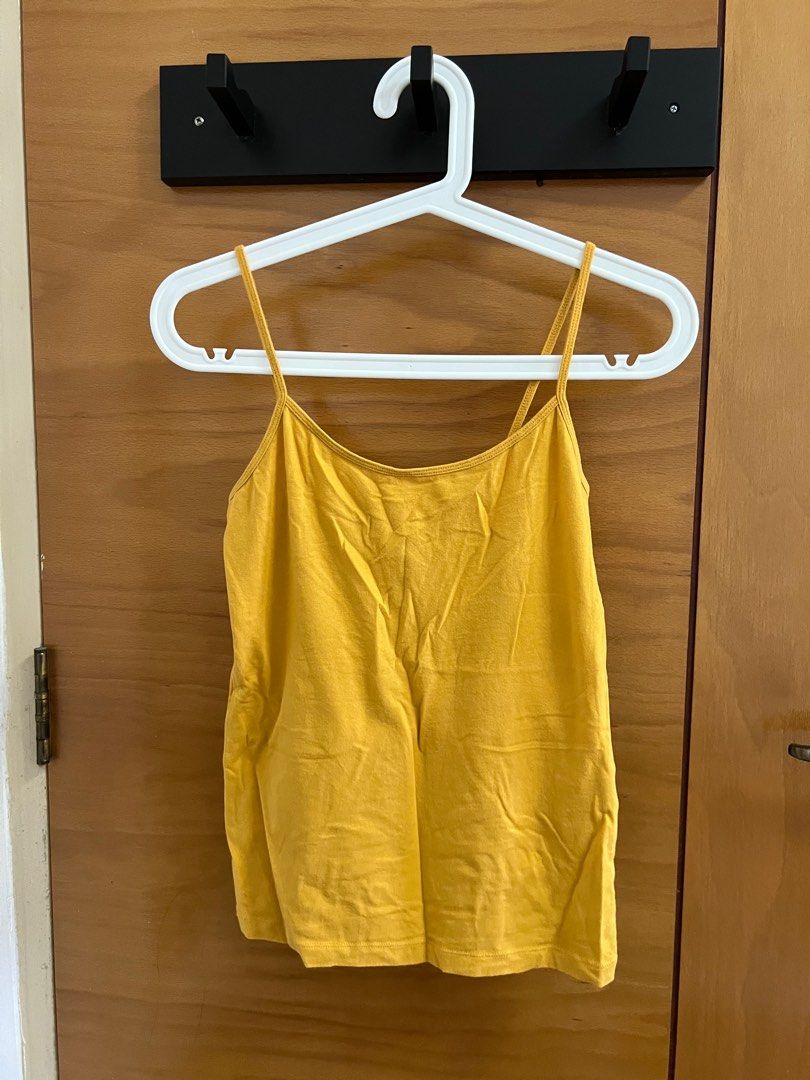 Yellow tank top forever 21 sale