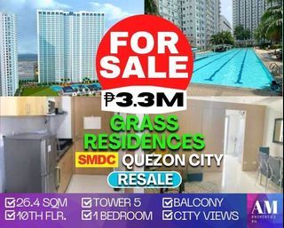 Grass Residences Quezon City Resale 1 Bedroom