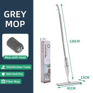 Grey mop