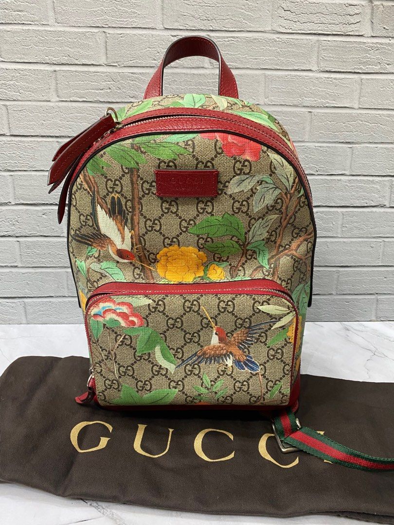 Gucci backpack with birds new arrivals