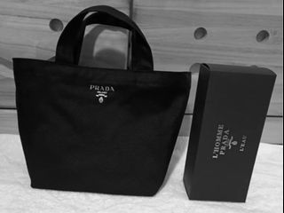 Handbag canvas PR D A Black tote bag beauty