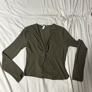 SALE: H&M Olive Green Top