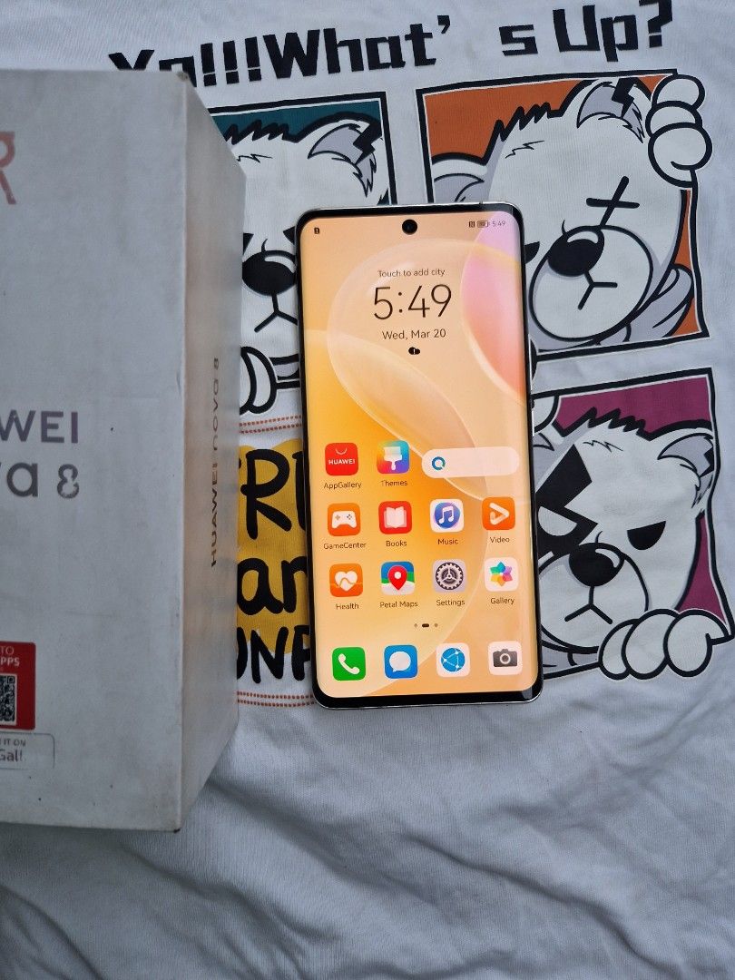 Huawei Nova 8 5g (Category: Huawei) located in Quezon City. Submitted by mubrogadgets (Listing ID 1294627969, Image 1). Description: HUAWEI NOVA 8 5g 👌7999pesos ✅️open for COD/COP outside metro manila(sa ❤️NO ISSUE 👌9/10 SMOOTHNESS 😮NO SCRATCHES NEVER PA NAGAMIT FROM MALL FULL-OUT UNIT 256GB 8GB RAM ➡️flagship phone ➡️edge screen ➡️good for gaming ➡️super linaw ng mga camera ➡️Kirin 985 5G (7 nm) ➡️Fingerprint under displa.