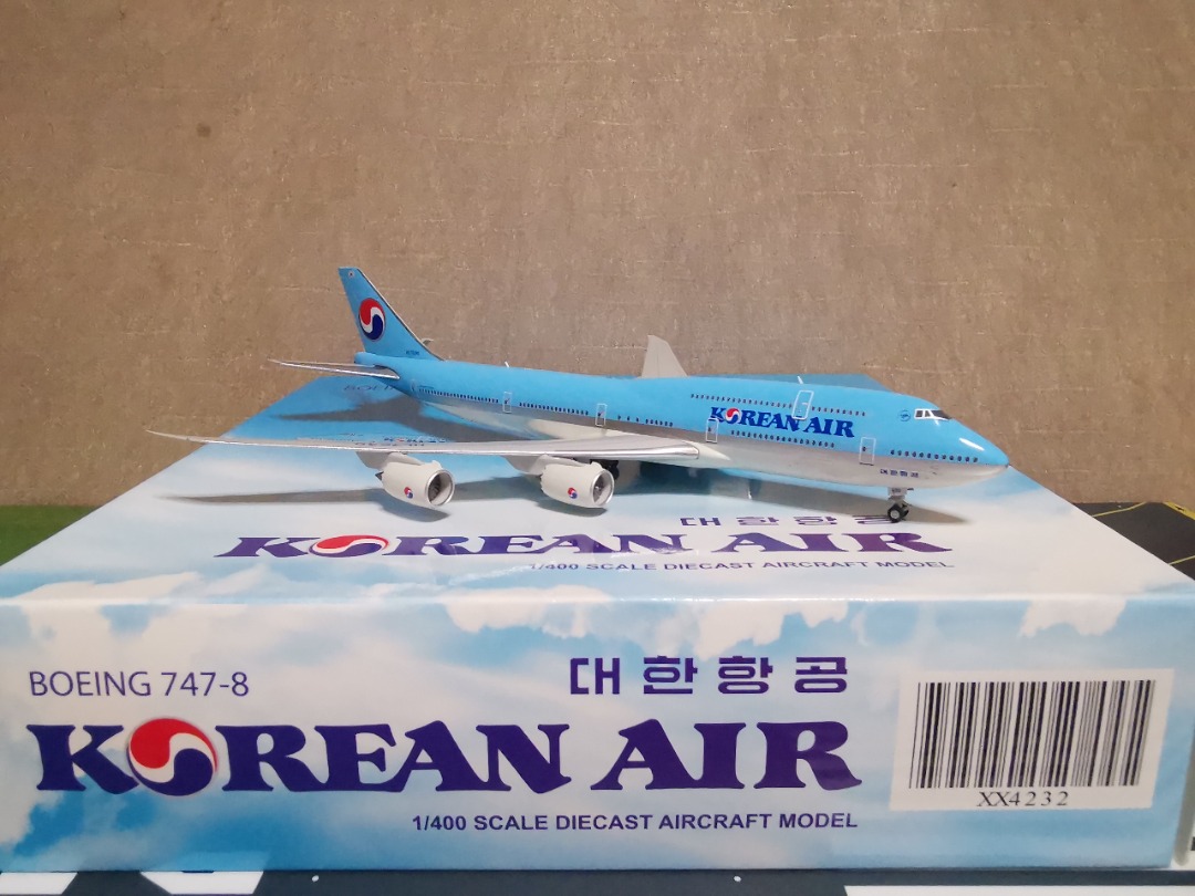 JC Wings 1:400 Korean Air 大韓航空B747-8 (HL7630) 飛機模型, 興趣及