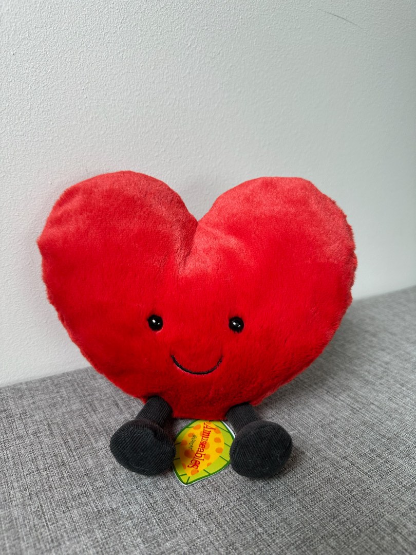 Jellycat Amuseable Red Heart Large 17cm – MeeQ