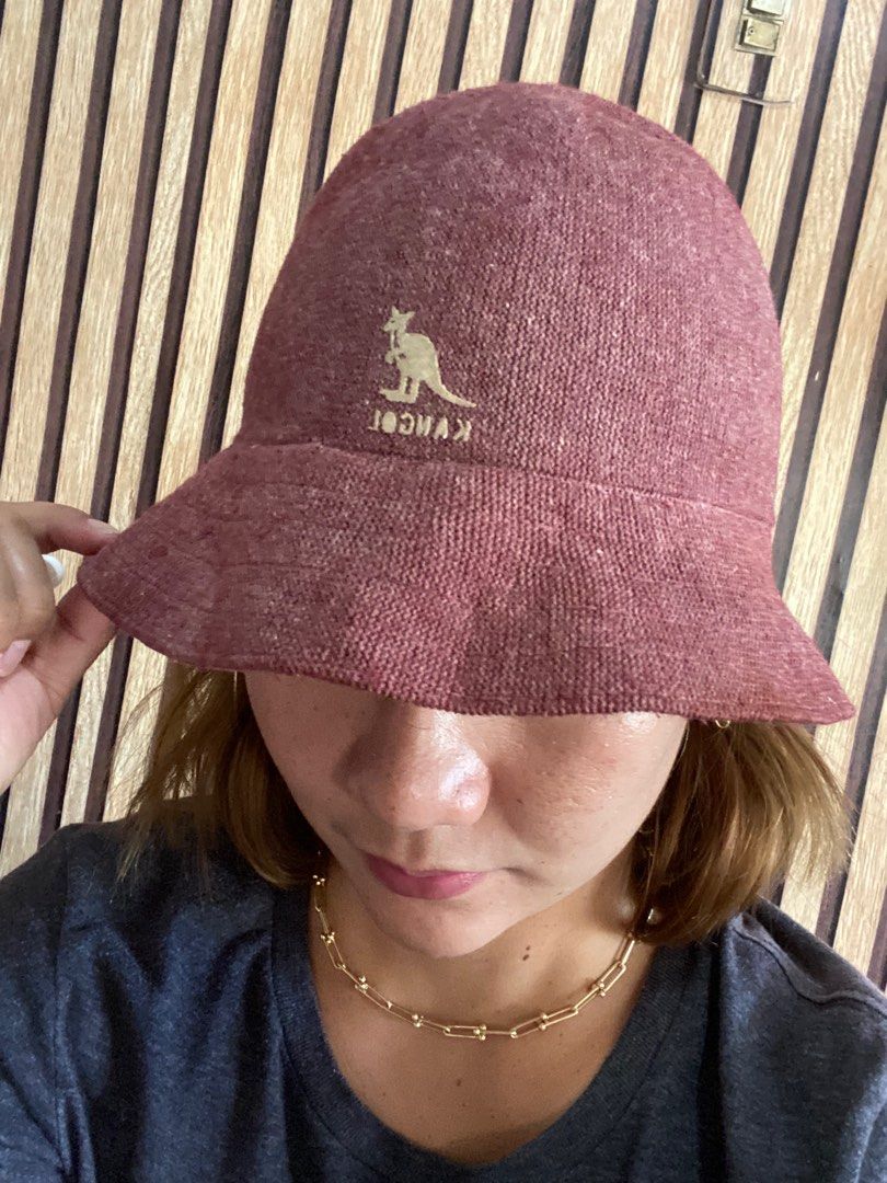KANGOL PINK BUCKET HAT (Category: Caps & Hats) located in Mandaue City. Submitted by riasayson20 (Listing ID 1294633912, Image 3). Description: preloved.