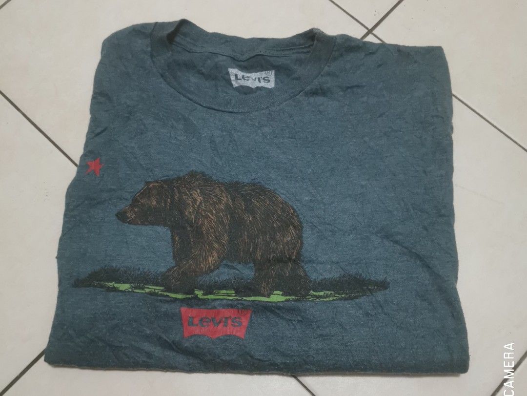 Levis Bear Tshirt Men s Fashion Tops Sets Tshirts Polo Shirts on Carousell