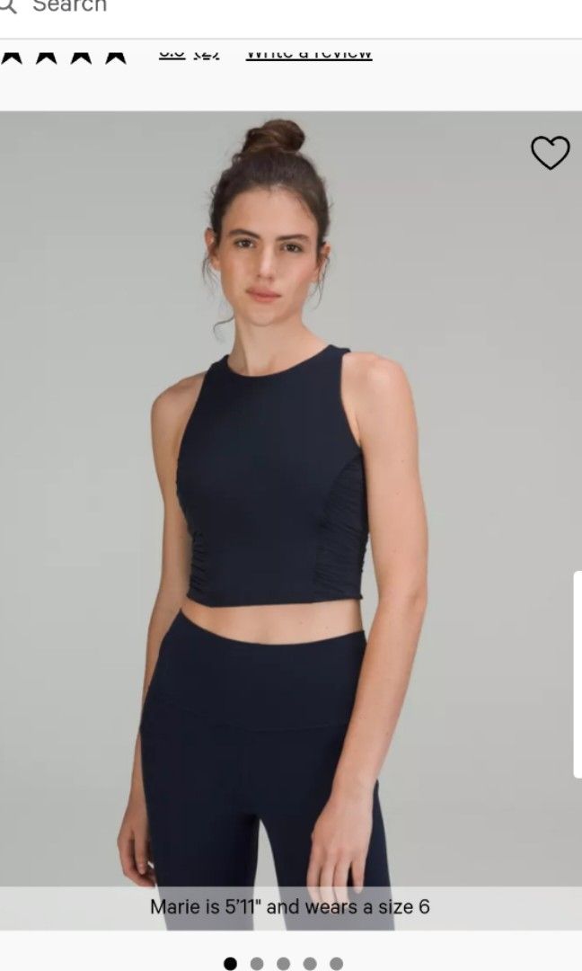 lululemon ruched tank