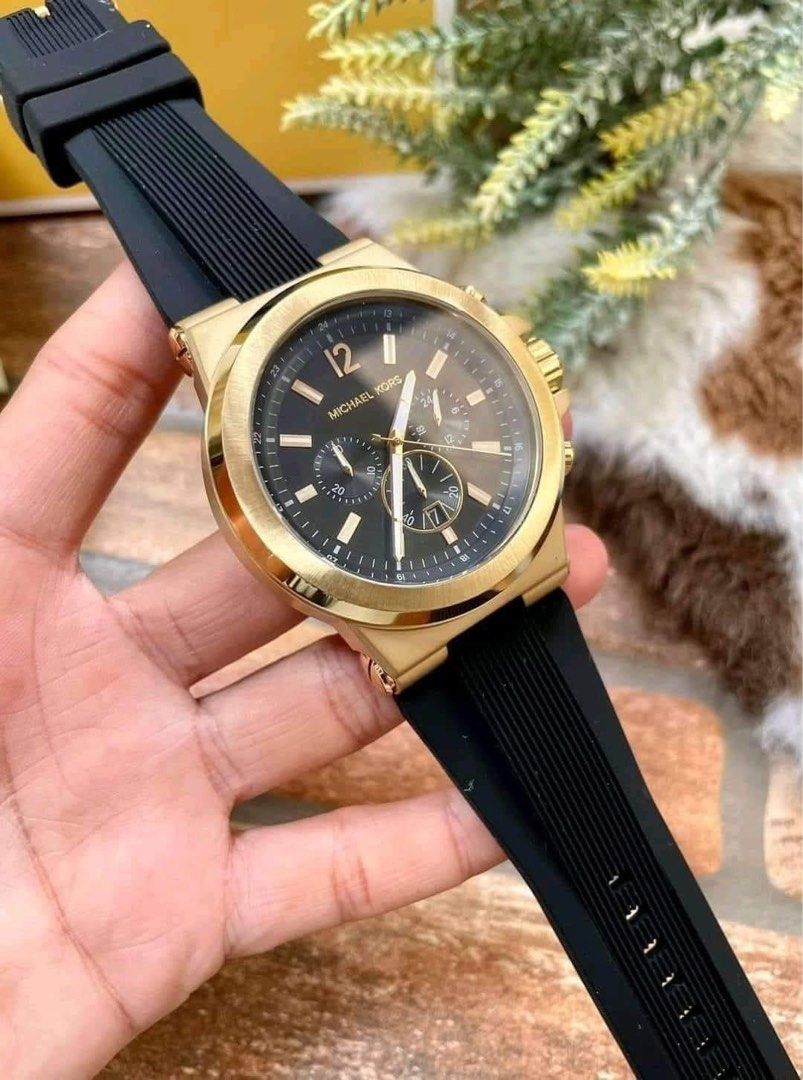 Michael kors men's rubber watch store