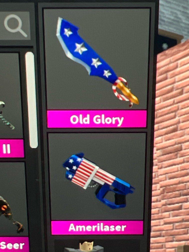 MM2 old glory set !!, Video Gaming, Gaming Accessories, InGame Products on Carousell