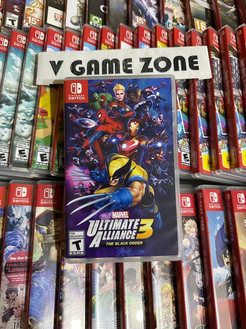 Marvel Ultimate Alliance 3 The Black Order - Nintendo Switch Used Games -  Physical Game Card, Video Gaming, Video Games, Nintendo on Carousell