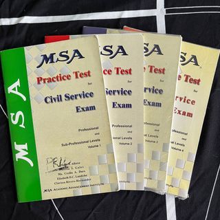 MSA Practice test for Civil Service Exam