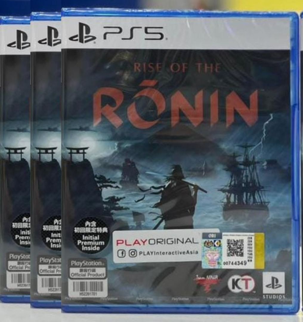 NEW AND SEALED PS5 Samurai Game Rise of the Ronin 浪人崛起, Video Gaming, Video  Games, PlayStation on Carousell