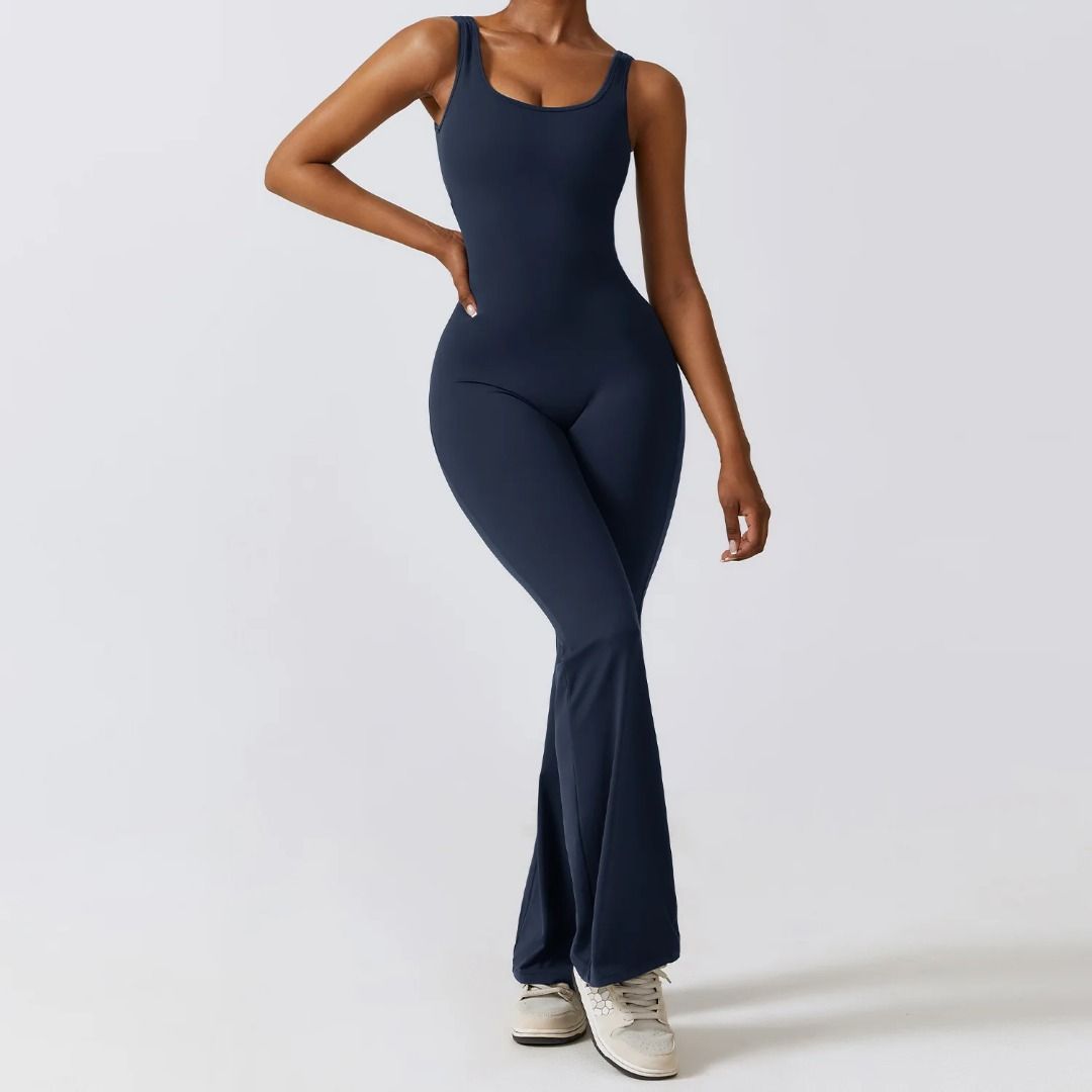 Nclagen Gym Romper Backless Set Fitness Bodysuit Siamese Sportswear Women  Jumpsuit Buttery-soft One-piece Playsuit Yoga Suit