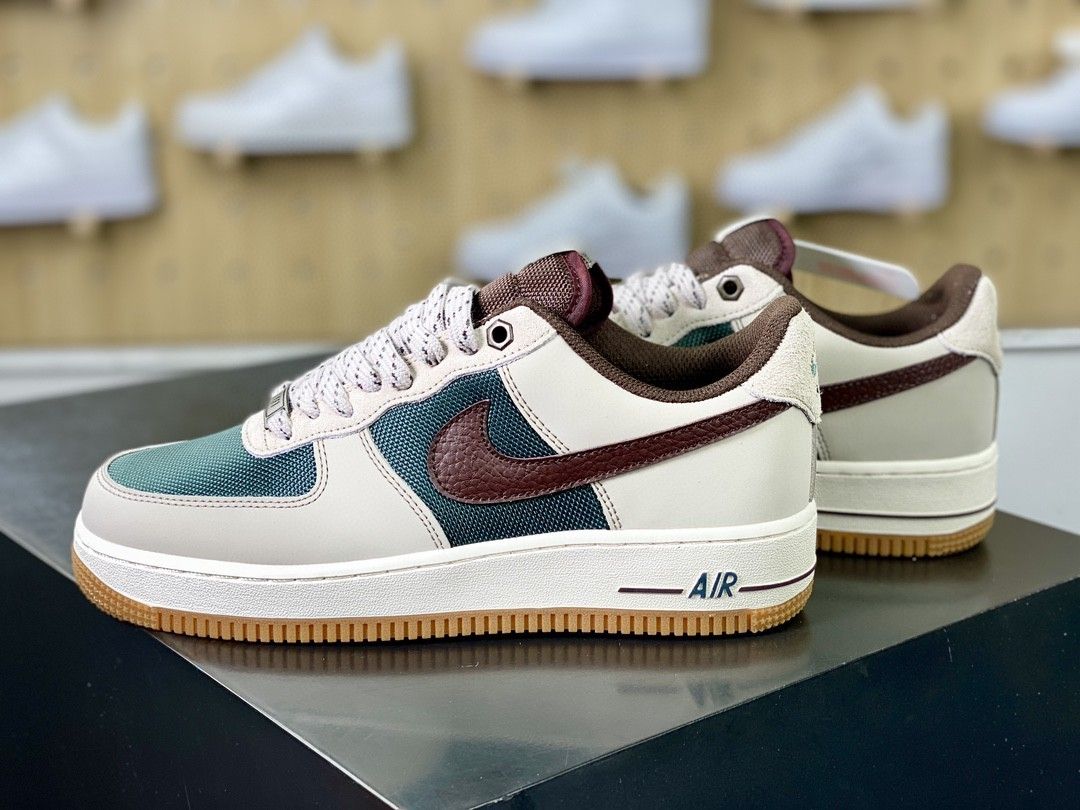 Nike Air Force 1 07 Low Low PRM Cream Earth Vintage Green Sail