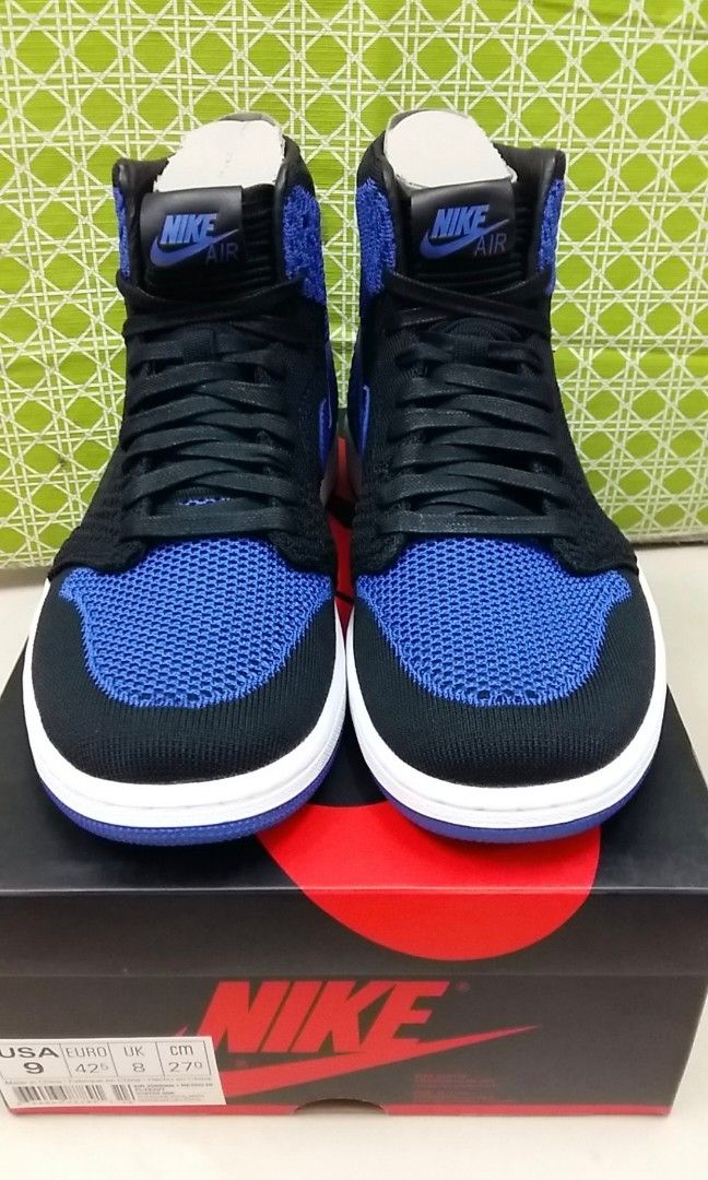 Air jordan flyknit blue deals
