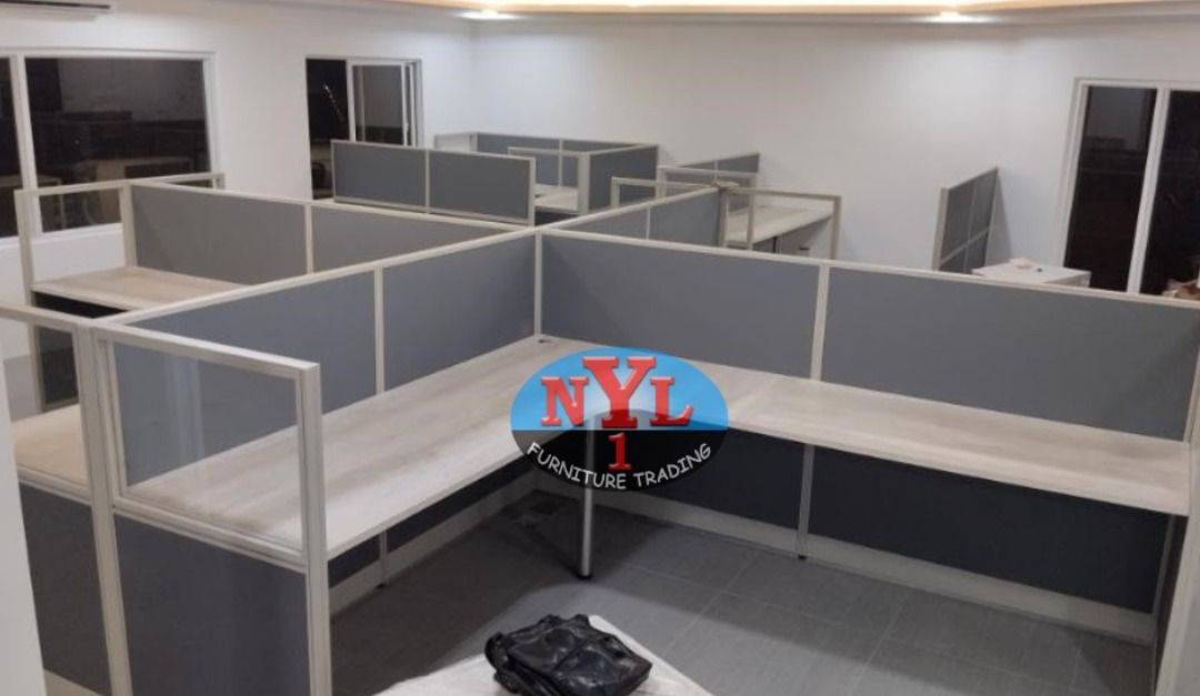 OFFICE PARTITION - WORKSTATION - CUBICLE, Furniture & Home Living ...