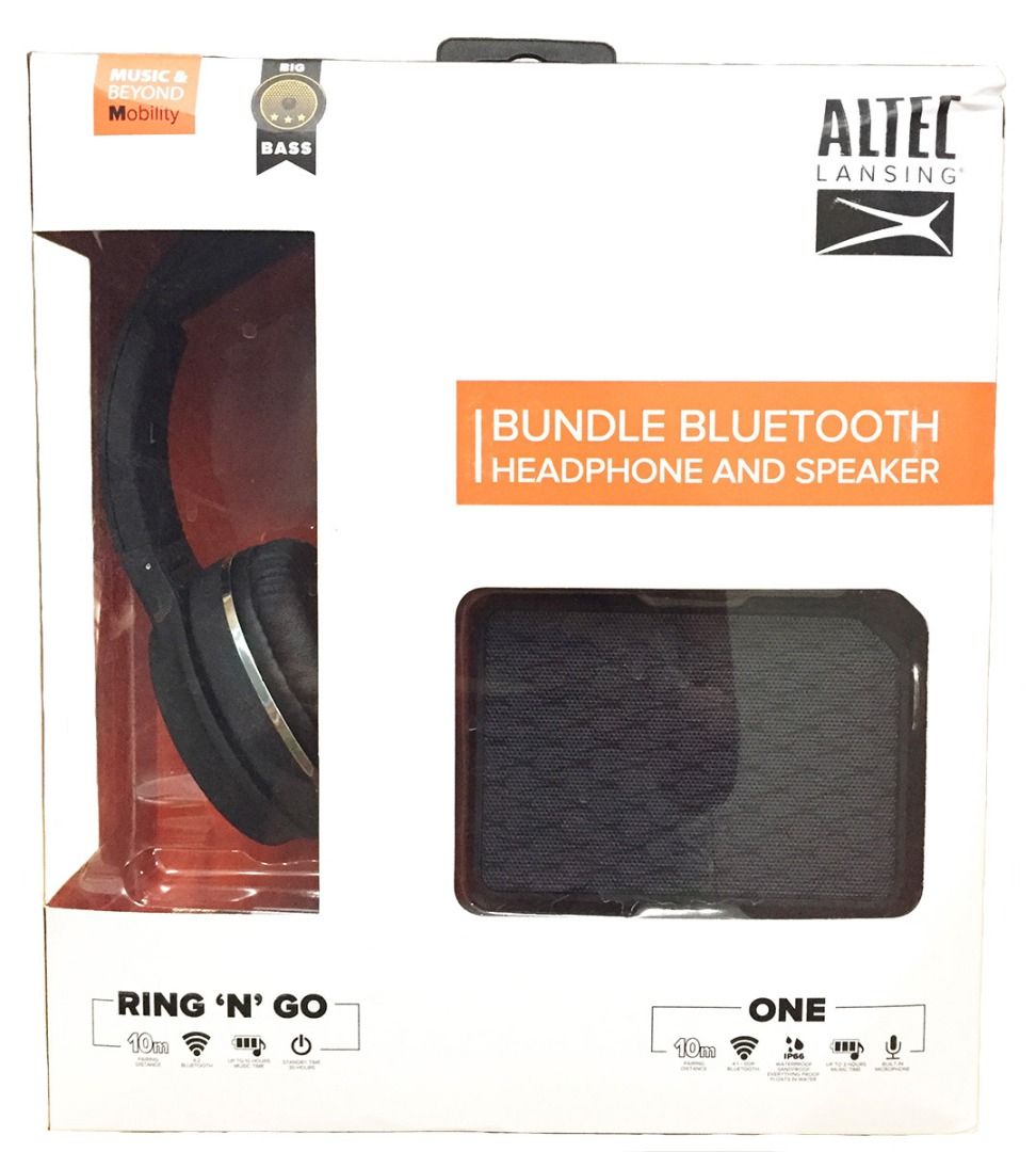 Original Altec Lansing Bluetooth Headset Speaker, Audio, Headphones ...
