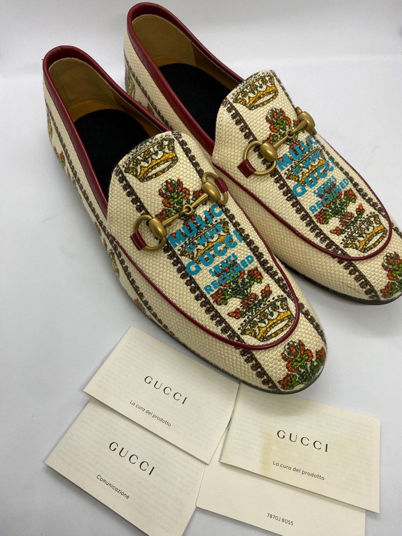 Original Gucci Men s 100 Loafer in White