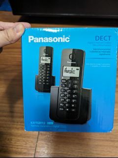 Panasonic KX-TGB112 Wireless Telephone Multiple Phonebook and Redial Function 2 Handsets