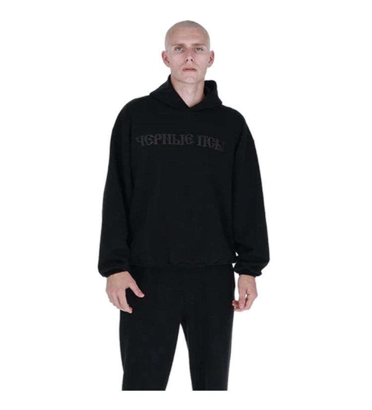 Pre order Yeezy Yzy Gosha black dogs hoodie black by Kanye west Gosha Rubchinskiy Carousell
