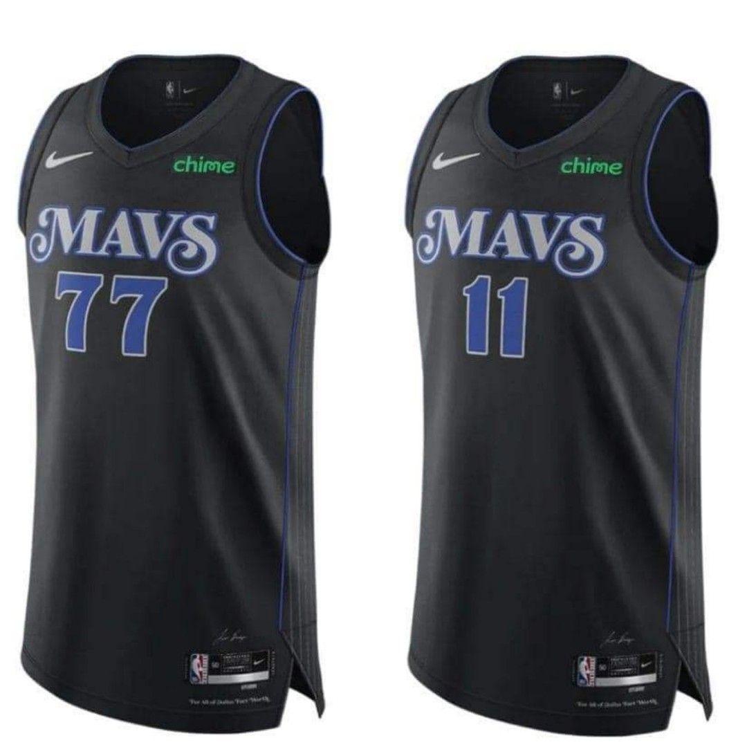 PreOrder NBA Nike Dallas Mavericks Kyrie Irving Luka Doncic Full Size 20223 2024 City Edition Authentic Jersey With Official Sponsor Patch Carousell