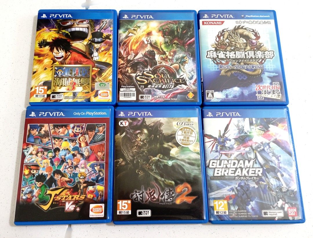 PS Vita Games playstation ps1 ps2 price stats from $20 each, Video Gaming,  Video Games, PlayStation on Carousell