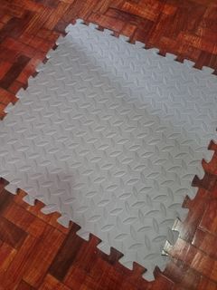 Puzzle Mat Gray anti slip baby mat floor mat 60x60cm