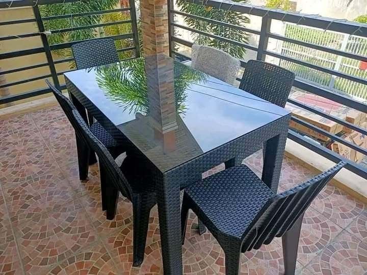 Rattan dining sets cash on delivery💯 (Category: Tables & Sets) located in Quezon City. Submitted by joycemanahan (Listing ID 1294448759, Image 1). Description: RATTAN DINING SET TABLE AND CHAIRS ❤️SALE SALE❤️ PERFECT FOR GARDEN , RESTAURANT, DINNING , TERRACE , RESORT😍😍 📌WITH AND WITHOUT GLASS📌 📌2 SEATER 24X38 📌4 SEATER 24X38 📌6 SEATER 30X48 📌8 SEATER 36X60 OPEN WITH BULKY ORDER WITH DISCOUNT‼️ CASH ON DELIVERY ORDER NOW SHIP NOW MESSAGE