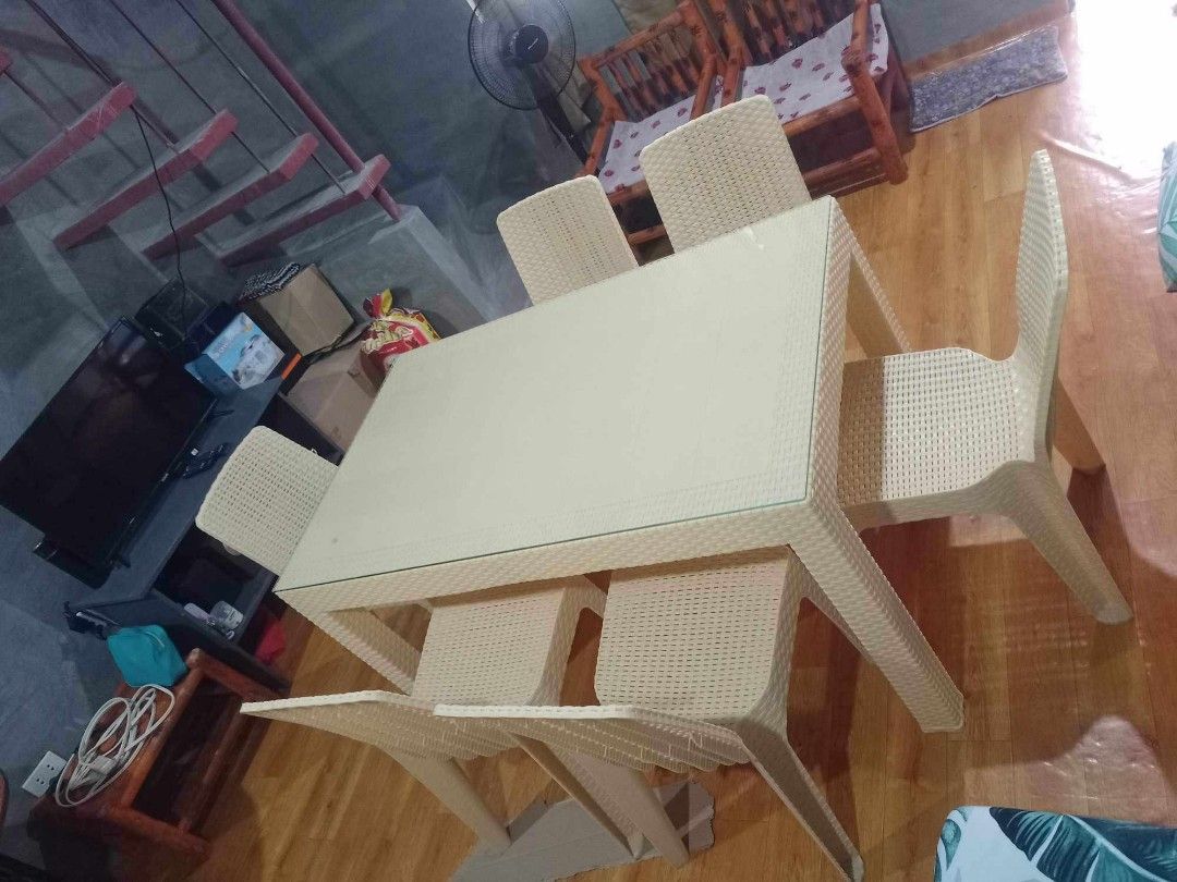 Rattan dining sets cash on delivery💯 (Category: Tables & Sets) located in Quezon City. Submitted by joycemanahan (Listing ID 1294448759, Image 2). Description: RATTAN DINING SET TABLE AND CHAIRS ❤️SALE SALE❤️ PERFECT FOR GARDEN , RESTAURANT, DINNING , TERRACE , RESORT😍😍 📌WITH AND WITHOUT GLASS📌 📌2 SEATER 24X38 📌4 SEATER 24X38 📌6 SEATER 30X48 📌8 SEATER 36X60 OPEN WITH BULKY ORDER WITH DISCOUNT‼️ CASH ON DELIVERY ORDER NOW SHIP NOW MESSAGE