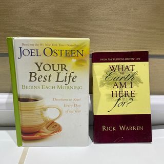 Religious Book Set: Day to Day book & What am I here for book (READ DESCRIPTION)