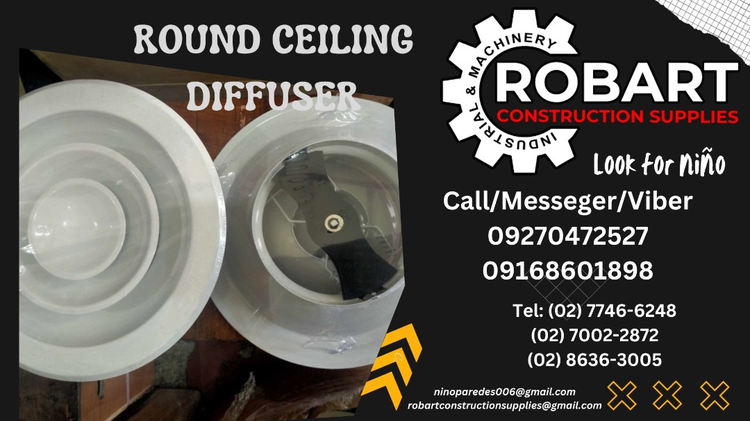 ROUND CEILING DIFFUSER, Commercial & Industrial, Construction Tools ...