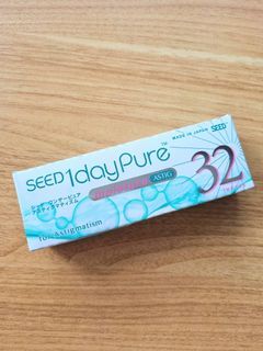 Seed 1 Day Pure daily disposable contact lenses -6.00 with astig astigmatism -0.75