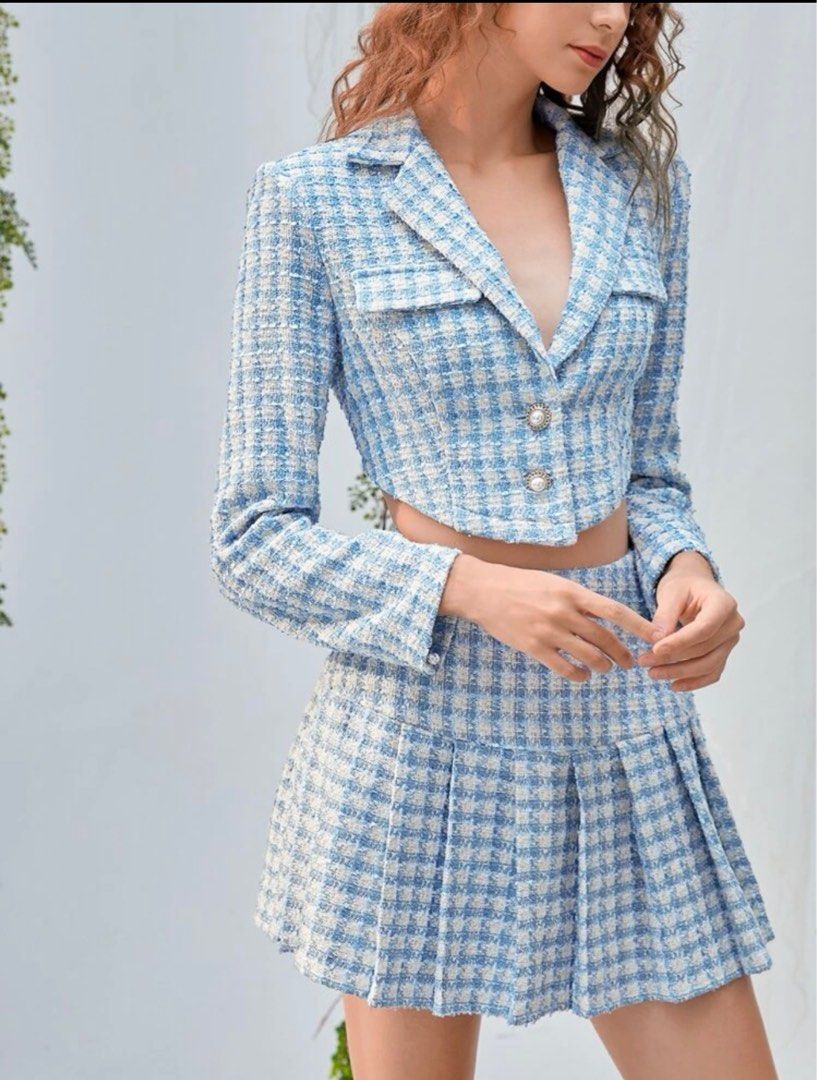 SHEIN MOD Pleated Skirt, Women's Fashion, Bottoms, Skirts on Carousell