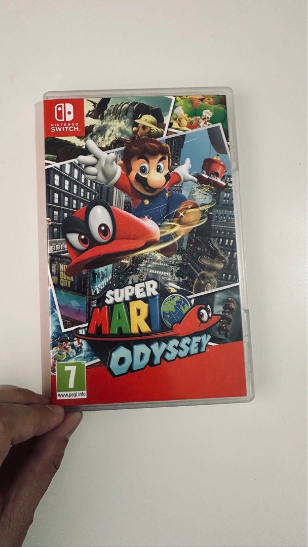 Supermario Odyssey NSW (Category: Nintendo) located in Rizal. Submitted by artandjournals (Listing ID 1294527324, Image 1). Description: Super Mario Odyssey for Nintendo Switch Played and Finished Once Price: 2000php MOP: Gcash/BDO Shipping by buyer: JnT or Lala/Grab from Cainta, Rizal.