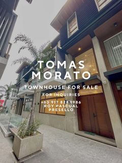 Tomas Morato QC Brand New Townhouse For Sale near Timog, Scout, Quezon City
