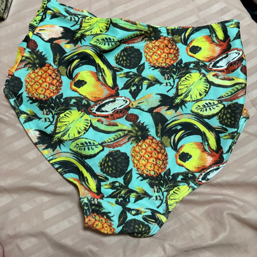 Topshop high waisted fruit print bikini bottom (Category: Bikinis & Swimsuits) located in Quezon City. Submitted by hscherryy (Listing ID 1294583924, Image 2). Description: never used.