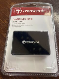 Transcend RDF8 SD/microSD/CF Card Reader USB 3.1 TS-RDF8K2