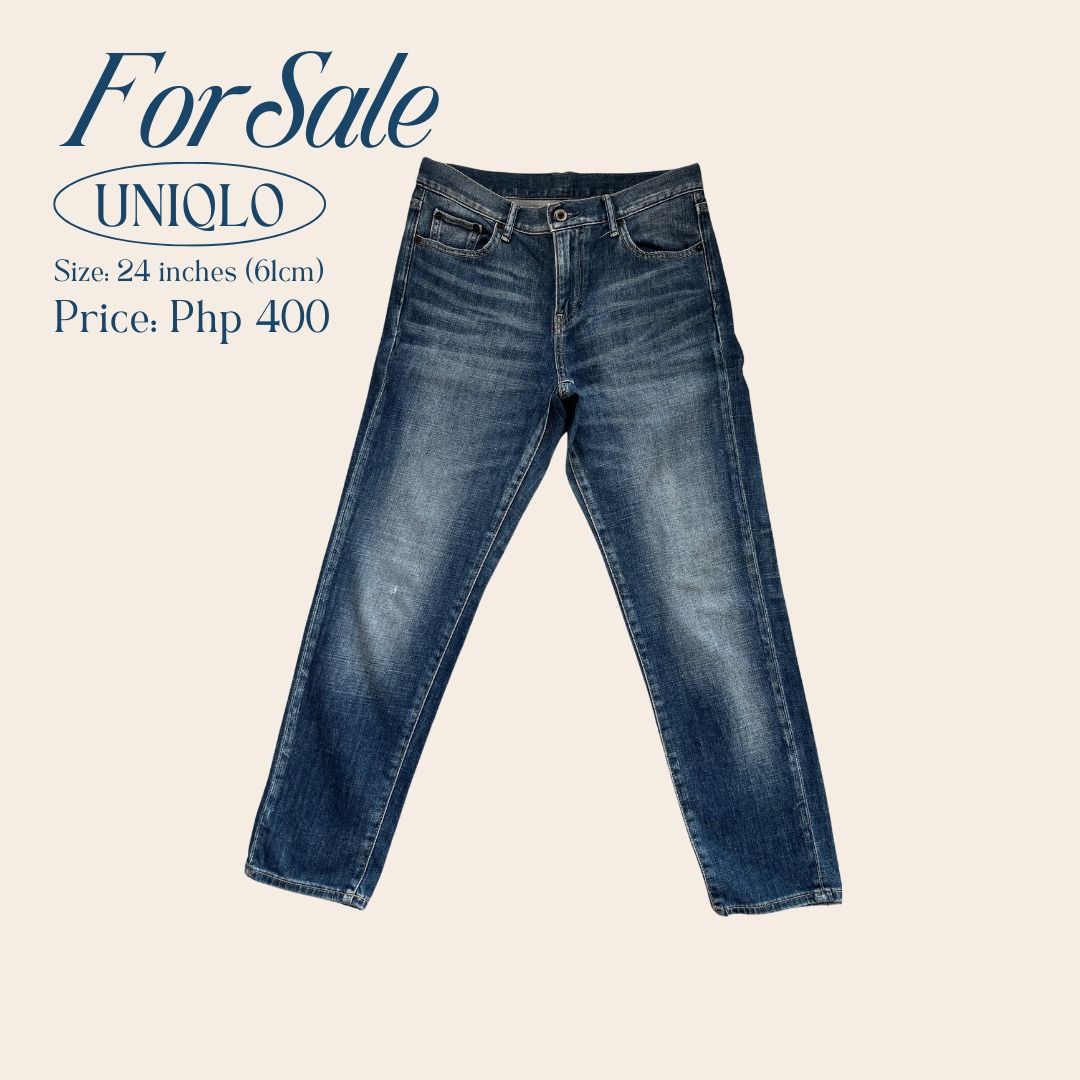 Uniqlo Boyfriend Jeans (Category: Jeans) located in Abucay. Submitted by norriene (Listing ID 1294502593, Image 1). Description: Uniqlo Boyfriend Jeans Waist: 24 inches I can send actual photos by request. MOP: Gcash / BDO / CIMB Bank MOD: J&T / JRS LOCATION: Bataan Disclaimer: I hereby declare that I do not own the rights of any of the brands listed. All rights belong to the rightful owners. No Copyright Infringement Intended..
