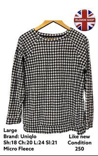 Uniqlo Houndstooth Pullover Jacket