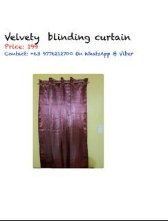 Velvety  blinding curtain