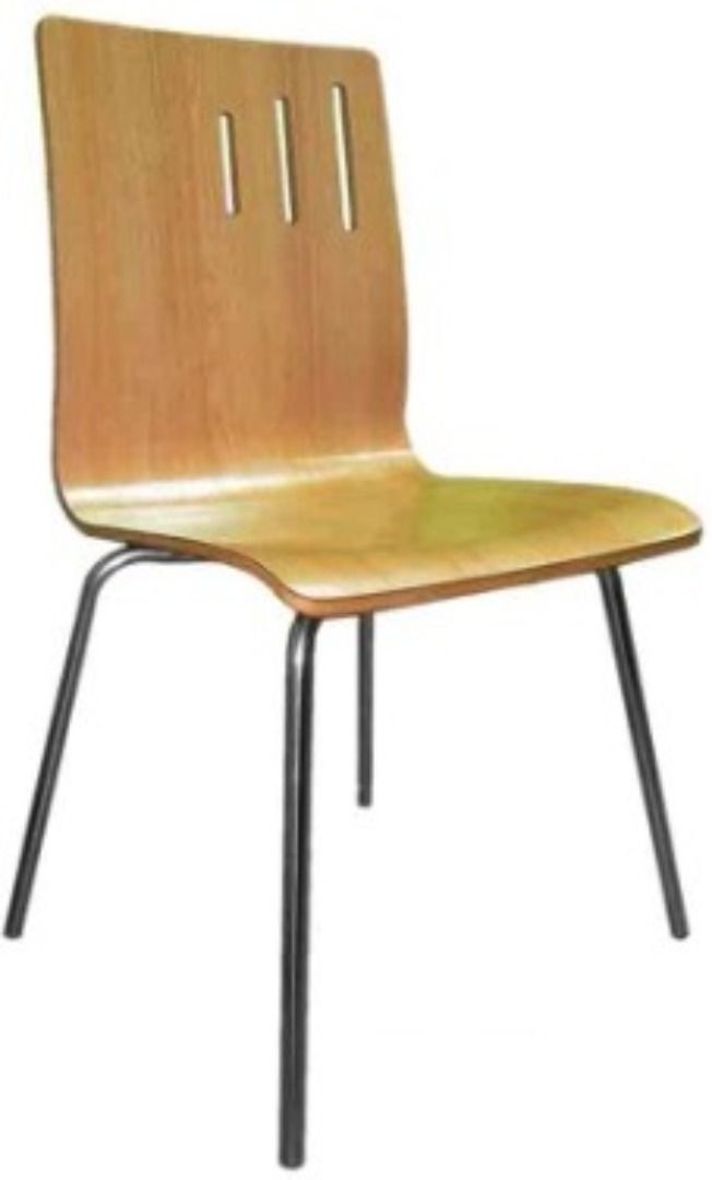 wooden staking chair STAINLESS LEGS OFFICE PARTITITON, Furniture