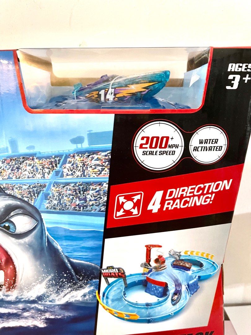 Zuru micro boats shark attack playset on sale