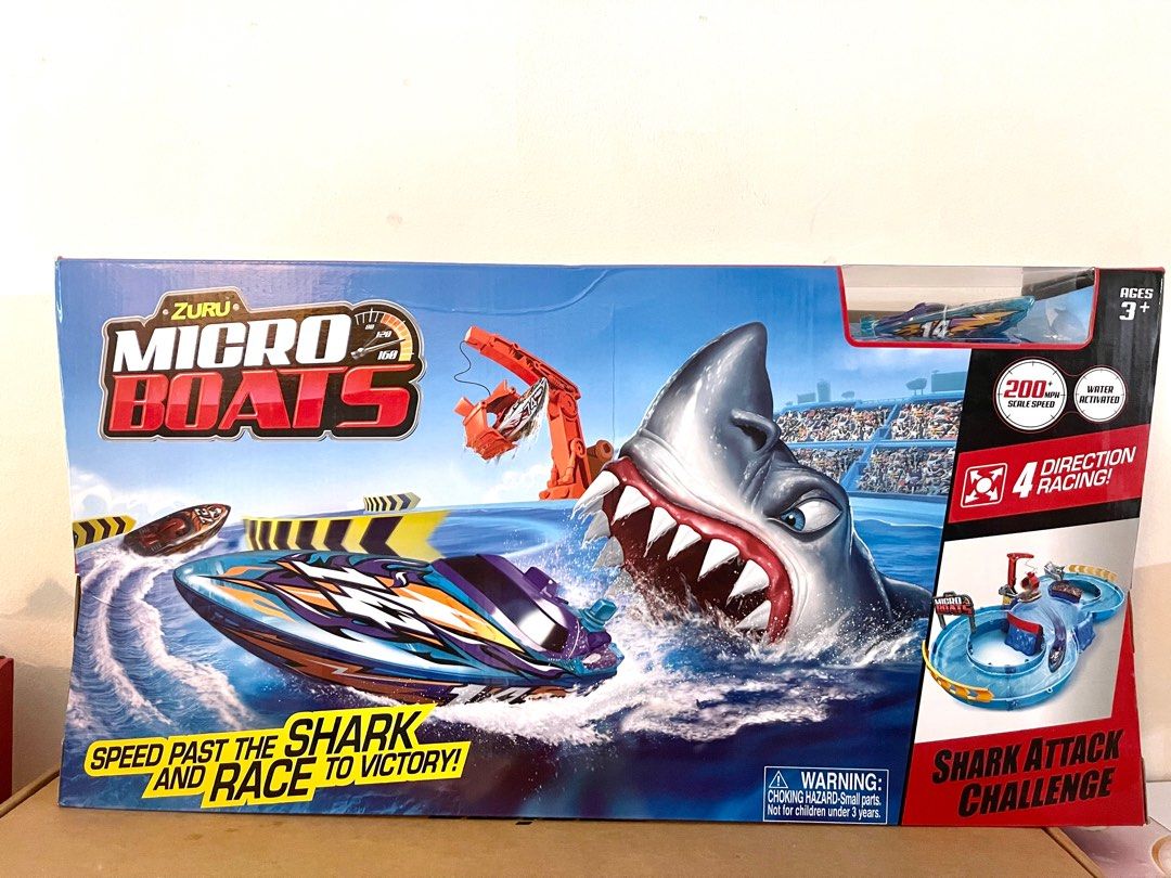 Attack Playset Shark Attack Boat Toy Zuru Micro Boats Shark Attack