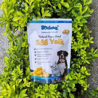 100G (Grams) Natural Freeze Dried Egg Yolk Pet Treats for Cats and Dogs | The Borkery