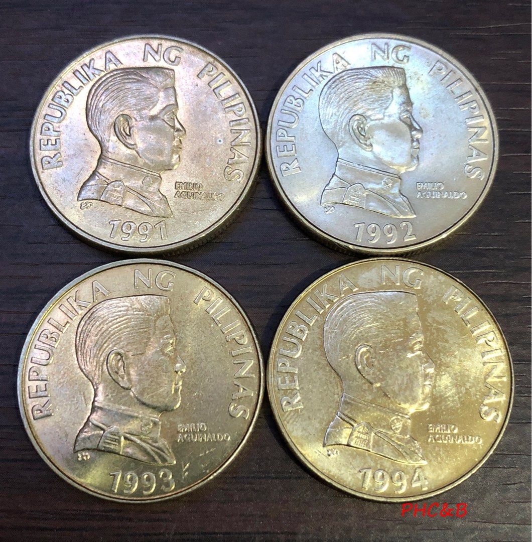 5 Piso - Improved Flora & Fauna (Category: Currency) located in Valenzuela. Submitted by phcoins.banknotes08 (Listing ID 1294714762, Image 1). Description: 5 Piso - Improved Flora & Fauna Unc-EF Grade ₱250 each Available Year: 1991 - 4pcs 1992 - 4pcs 1993 - 4pcs 1994 - 4pcs.