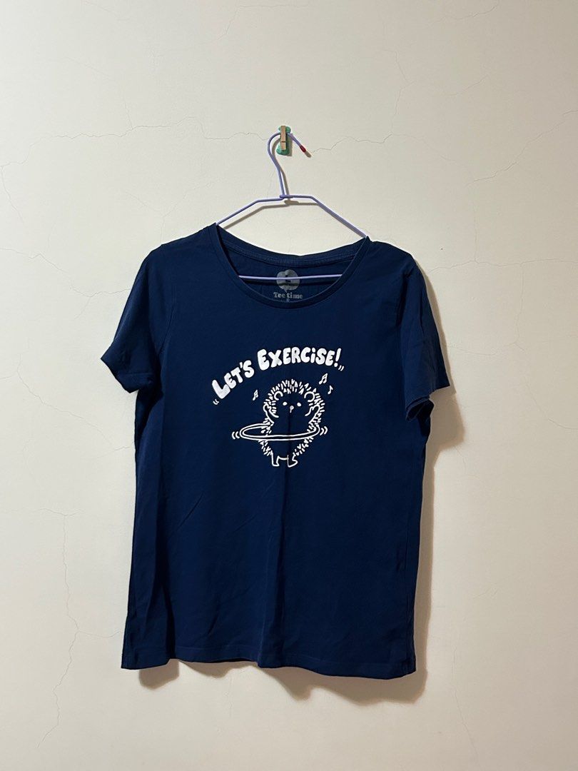 可愛刺蝟深藍上衣