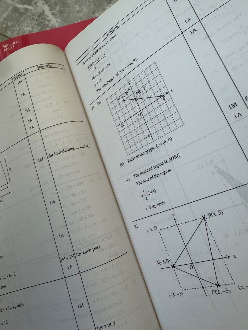 [ 二手 ] 數學中一練習冊 英文 Original Maths for Able Students 1B version, 興趣及遊戲 ...