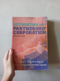 Accounting for Partnership and Corporation by Baysa and Lupisan 2018 Edition